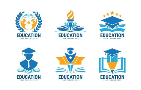 educational logos and symbols.